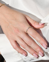Violet White Diamonds Ring